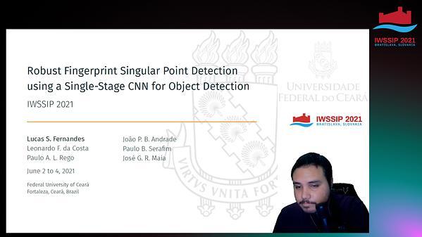 Robust Fingerprint Singular Point Detection using a Single-Stage CNN for Object Detection