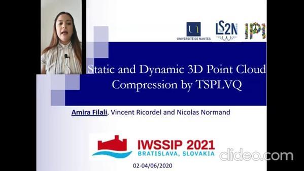 Static and Dynamic Point Cloud Compression by TSPLVQ