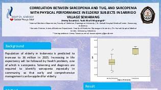 Correlation Between Sarcopenia and Tug, and Sarcopenia With Physical Performance in Elderly Subjects in Sarirejo Village Semarang