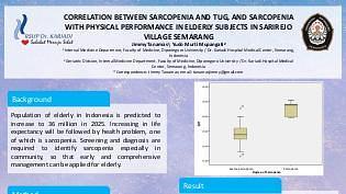 Correlation Between Sarcopenia and Tug, and Sarcopenia With Physical Performance in Elderly Subjects in Sarirejo Village Semarang
