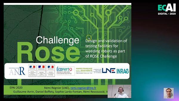 Design and validation of testing facilities for weeding robots as part of ROSE challenge