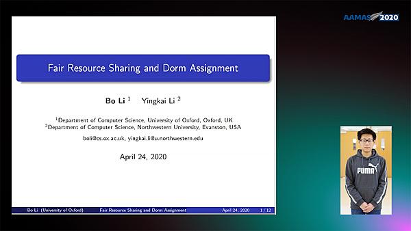 Fair Resource Sharing and Dorm Assignment