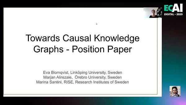 Towards Causal Knowledge Graphs - Position Paper