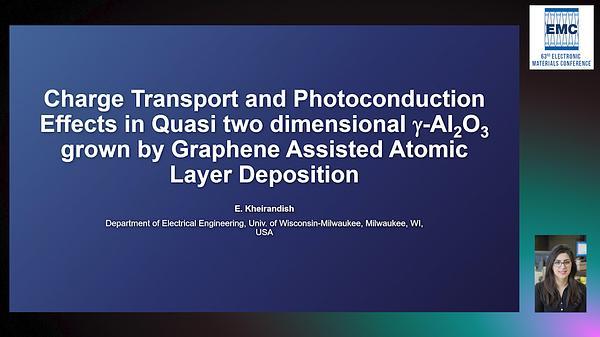 Charge Transport and Photoconduction Effects in Quasi Two-Dimensional γ-Al2O3 Grown by Graphene Assisted Atomic Layer Deposition
