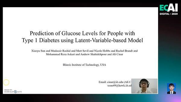 Prediction of Glucose Levels for People with Type 1 Diabetes using Latent Variable based Model