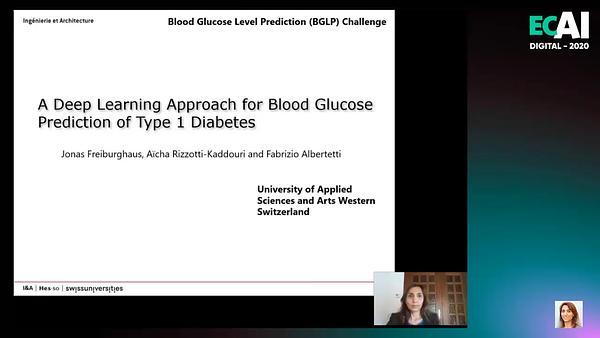 A Deep Learning Approach for Blood Glucose Prediction of Type 1 Diabetes