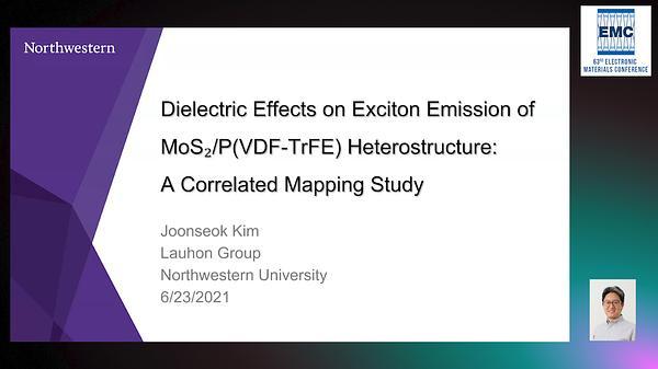 Dielectric Effects on Exciton Emission of MoS2/P(VDF-TrFE) Heterostructure—A Correlated Mapping Study