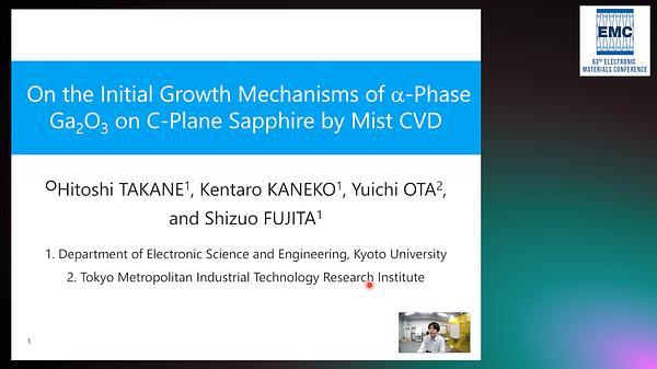 On the Initial Growth Mechanisms of α-Phase Ga2O3 on c-Plane Sapphire by Mist CVD