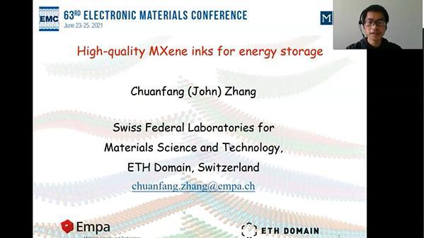 High-Quality MXene Inks for Energy Storage