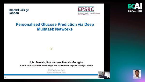 Personalised Glucose Prediction via Deep Multitask Networks
