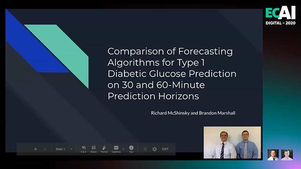 Comparison of Forecasting Algorithms for Type 1 Diabetic Glucose Prediction on 30 and 60-Minute Prediction Horizons