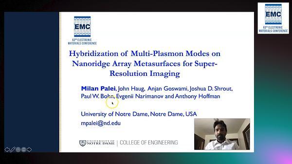 Hybridization of Multi-Plasmon Modes on Coupled Nanoridge Array Metasurfaces for Super-Resolution Imaging