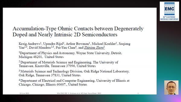 Accumulation-Type Ohmic Contacts Between Degenerately Doped and Nearly Intrinsic 2D Semiconductors
