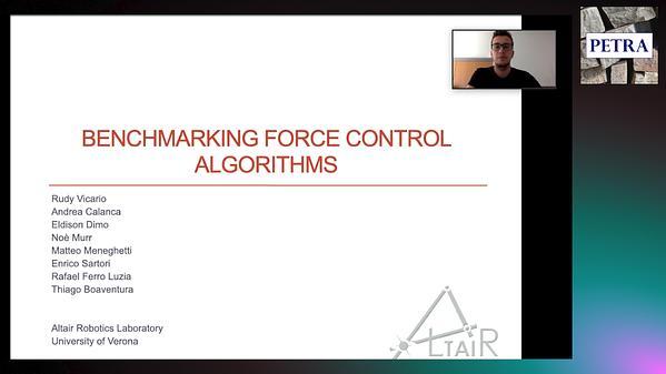 Benchmarking Force Control Algorithms