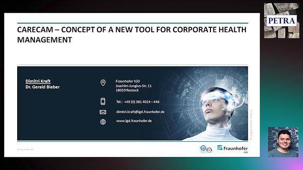 CareCam: Concept of a new tool for Corporate Health Management
