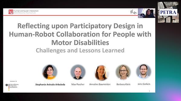 Reflecting upon Participatory Design in Human-Robot Collaboration for People with Motor Disabilities: Challenges and Lessons Learned from Three Multiyear Projects