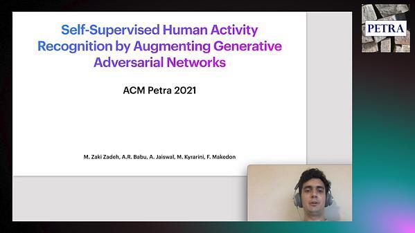 Self-Supervised Human Activity Recognition by Augmenting Generative Adversarial Networks