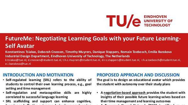 FutureMe: Negotiating Learning Goals with your Future Learning-Self Avatar
