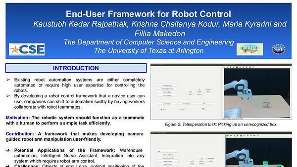 End-User Framework for Robot Control