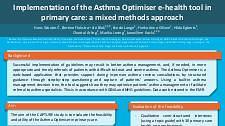 Implementation of the Asthma Optimiser e-health tool in primary care: a mixed methods approach