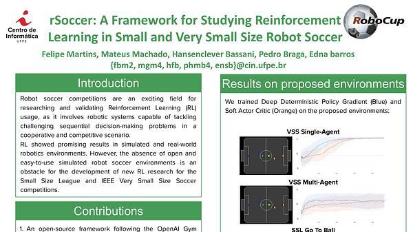 rSoccer: A Framework for Studying Reinforcement Learning in Small and VerySmall Size Robot Soccer