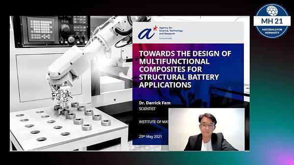 Towards the design of multifunctional composites for structural battery applications