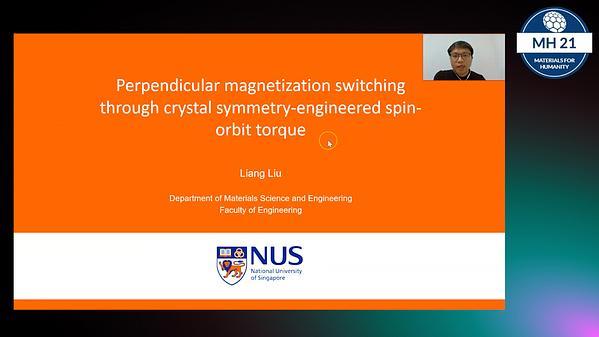Perpendicular magnetization switching through crystal symmetry-engineered spin-orbit torque