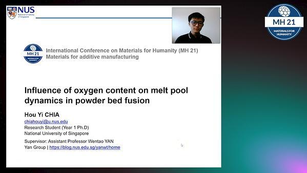 Influence of Oxygen Content on Melt Pool Dynamics