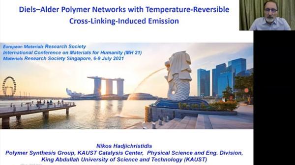 Diels–Alder Polymer Networks with Temperature-Reversible Cross-Linking-Induced Emission