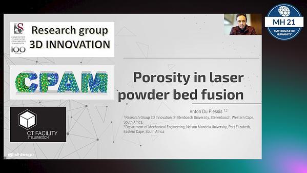 Porosity in laser powder bed fusion of metals