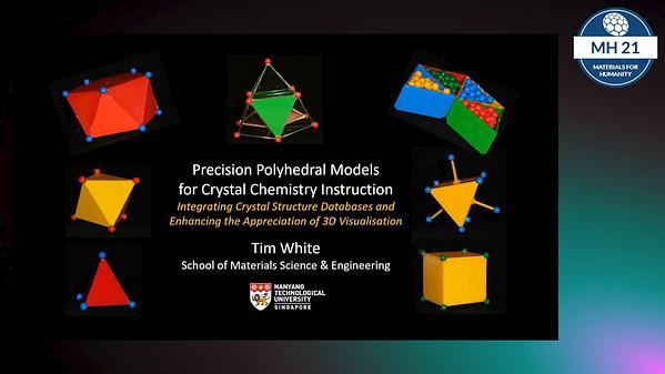 Precision Polyhedral Models for Crystal Chemical Instruction: Integrating Crystal Structure Databases and Enhancing the Appreciation of 3D Visualisation