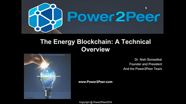 Energy Blockchain: A Technical Overview