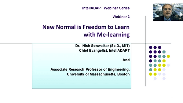New Normal is Freedom to Learn with Me-learning