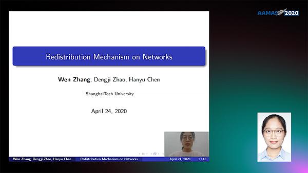 Redistribution Mechanism on Networks