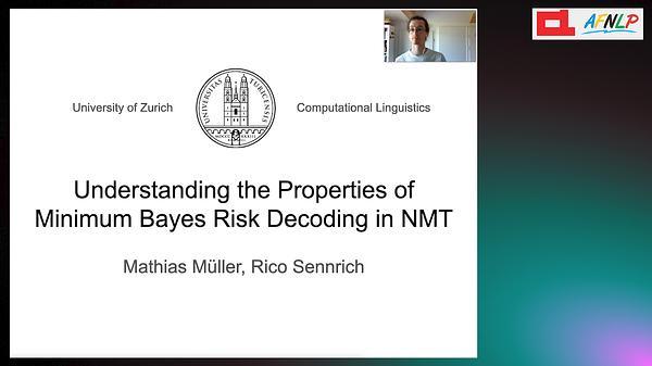 Understanding the Properties of Minimum Bayes Risk Decoding in Neural Machine Translation