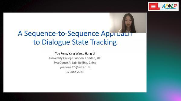 A Sequence-to-Sequence Approach to Dialogue State Tracking