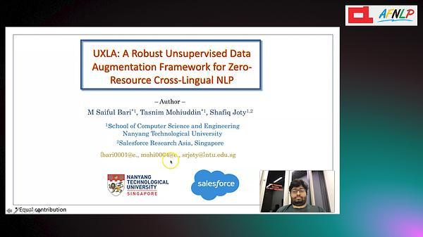 UXLA: A Robust Unsupervised Data Augmentation Framework for Cross-Lingual NLP