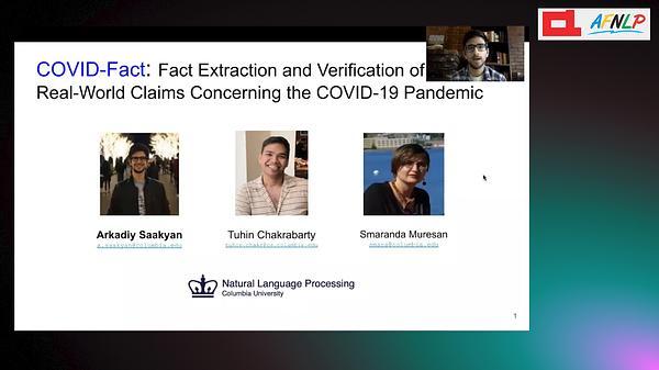 COVID-Fact: Fact Extraction and Verification of Real-World Claims on COVID-19 Pandemic