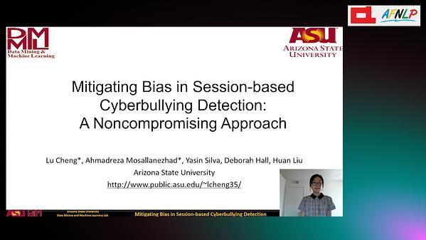 Mitigating Bias in Session-based Cyberbullying Detection: A Non-Compromising Approach