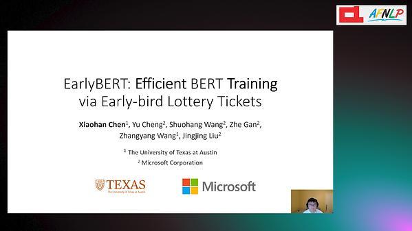 EarlyBERT: Efﬁcient BERT Training via Early-bird Lottery Tickets
