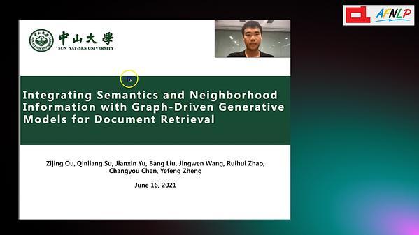 Integrating Semantics and Neighborhood Information with Graph-Driven Generative Models for Document Retrieval