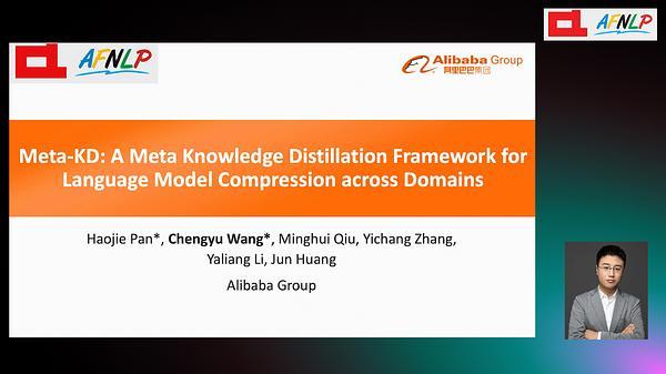 Meta-KD: A Meta Knowledge Distillation Framework for Language Model Compression across Domains