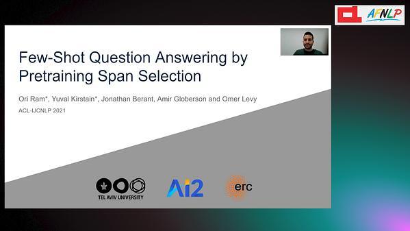 Few-Shot Question Answering by Pretraining Span Selection