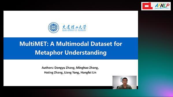 MultiMET: A Multimodal Dataset for Metaphor Understanding
