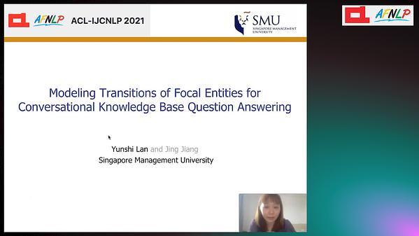 Modeling Transitions of Focal Entities for Conversational Knowledge Base Question Answering