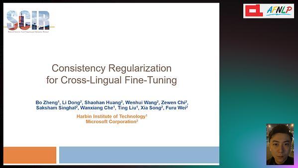 Consistency Regularization for Cross-Lingual Fine-Tuning
