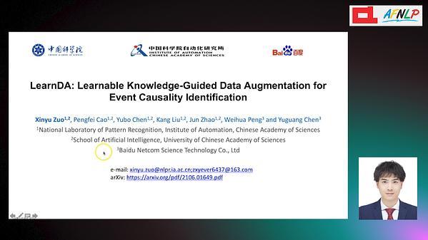 LearnDA: Learnable Knowledge-Guided Data Augmentation for Event Causality Identification