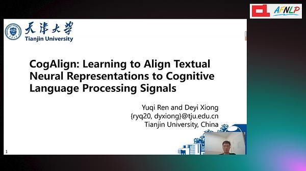 CogAlign: Learning to Align Textual Neural Representations to Cognitive Language Processing Signals