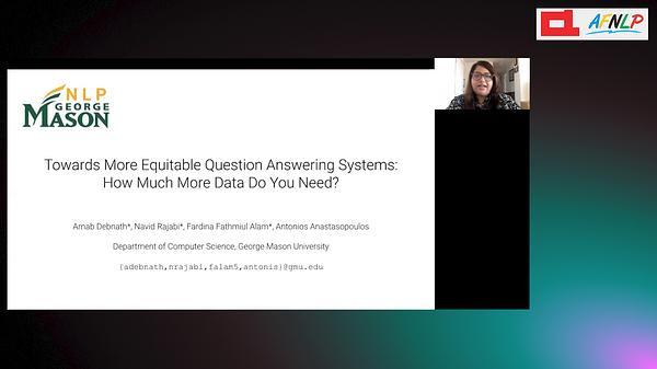 Towards more equitable question answering systems: How much more data do you need?