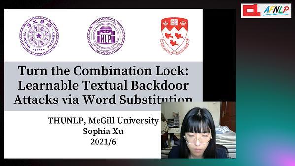 Turn the Combination Lock: Learnable Textual Backdoor Attacks via Word Substitution
